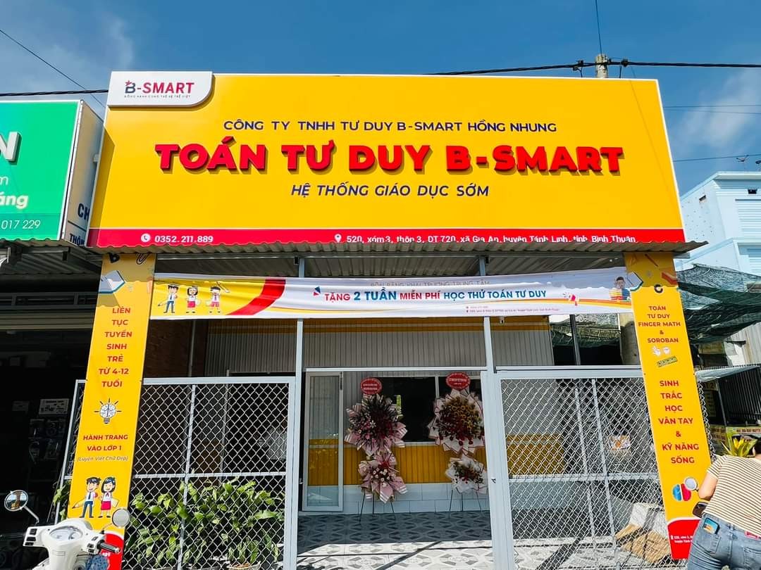 KHAI TRƯƠNG TOÁN TƯ DUY B-SMART CƠ SỞ TÁNH LINH, BÌNH THUẬN